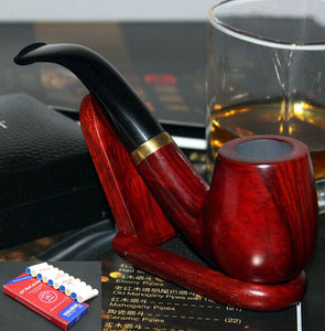 Handmade Rose Tobacco Wooden Pipes - House of Hampton